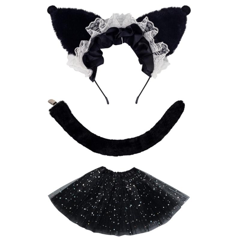 Cartoon Cats Plush Headband Soft And Comfortable Hair Accessories For Children Teens And Cartoon Loving Adults