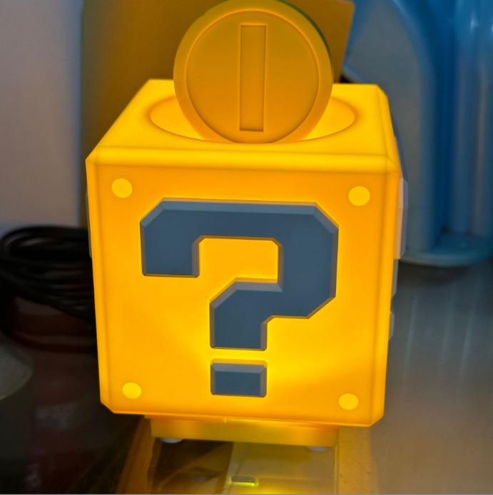 LED Question Mark Rhythm Night Light – Desktop & Bedside Atmosphere Lamp