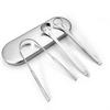 Stainless Steel U-Shaped Tongue Scraper for Oral Care