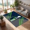 Tappeto in Velluto Cristallo Seattle Seahawks Morbido Anti?Tappetino Antiscivolo Comodo per Casa Soggiorno Camera da Letto Tappeto Decorativo
