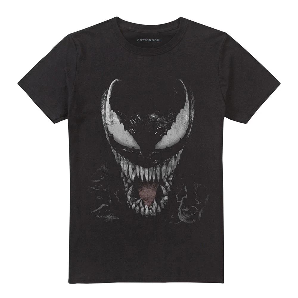 Marvel Venom Brock Large Face Unisex T-Shirt S-5XL, Black