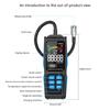 Leak Meter Color Display Combustible Gas Propane Methane Sensors Sniffers Natural Gas Tester & Temperature Detection