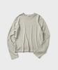 HOOVES Line Stitch Slub Long Sleeve [Light Gray]