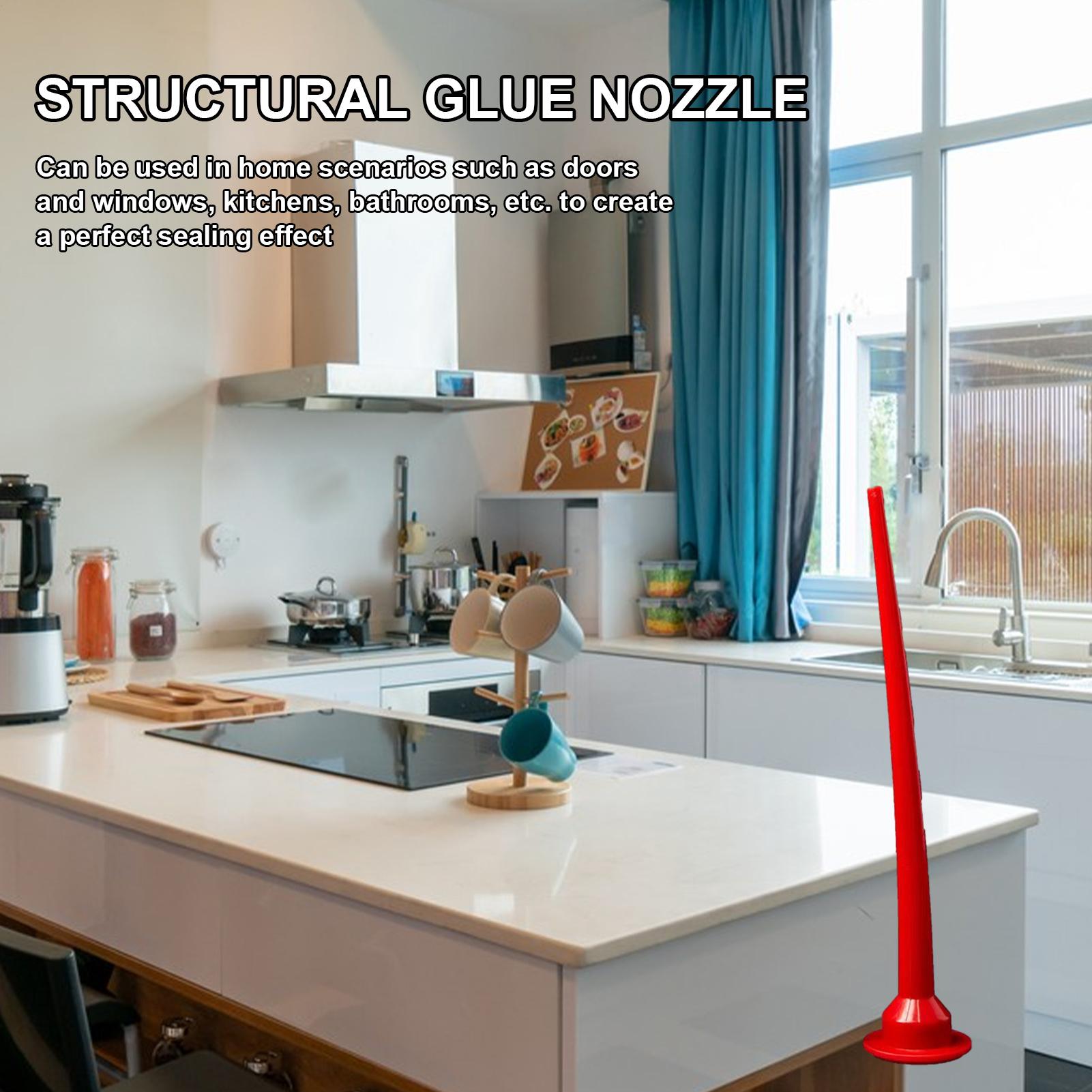 

Caulking Nozzle Cones Universal Long Nozzle For Glue Multi-Purpose Sausage Glue Nozzle Hand Caulking Tools Adhesive Accessories CN