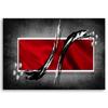 Canvas Print Red Abstraction