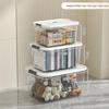 Extra Large Transparent High-Grade Plastic Storage Box for Home