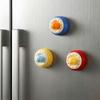 Round Refrigerator Magnet Timer 60 Minutes Visual Countdown Timer Children Study Timer  Learning