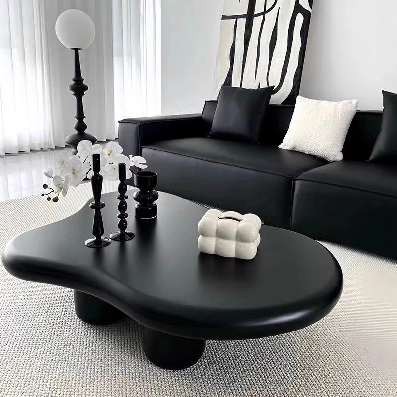 Tavolino da Caffè a Forma di Nuvola - Design Francese di Lusso per Soggiorni Moderni e Piccoli Appartamenti