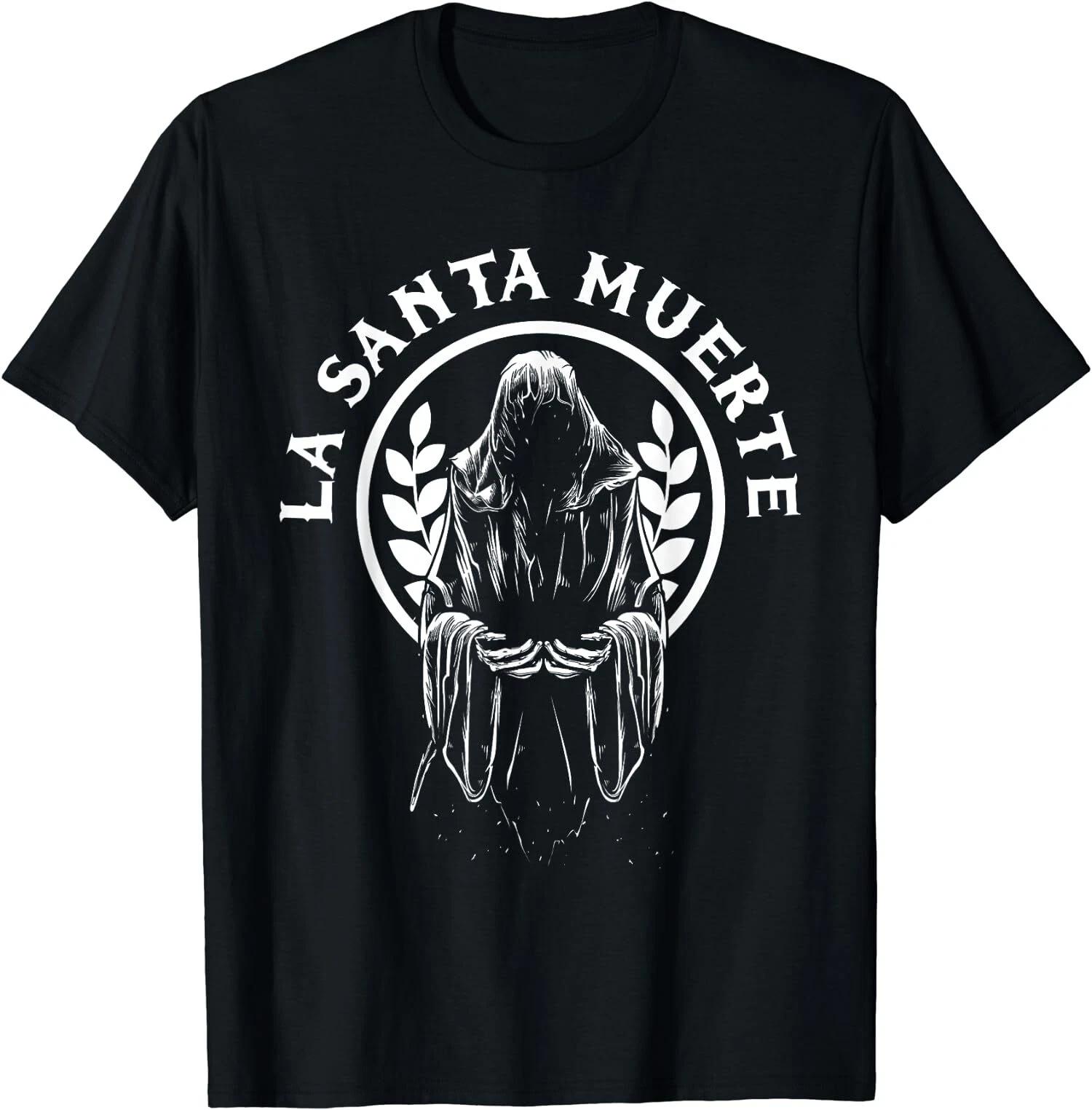 Santa Muerte Mexico Calavera Skeleton Skull Death Mexican T-Shirt XXXXL