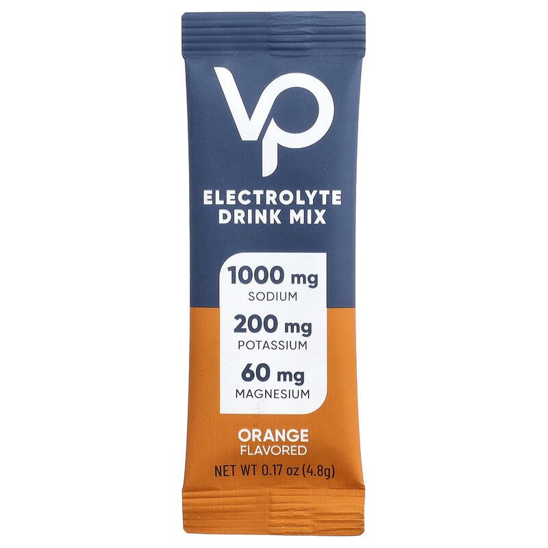 Electrolyte Drink Mix, Orange, 30 Stick Packs, 0.17 oz (4.8 g) Each
