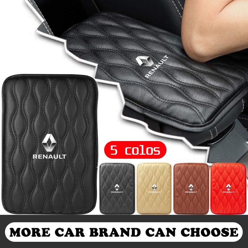 1Pcs Leather Auto Armrest Pads Protective Waterproof Hand Cushion For Renault Dacia Sport Duster Megane 2 3 4 IV Clio Fluence Logan Captur