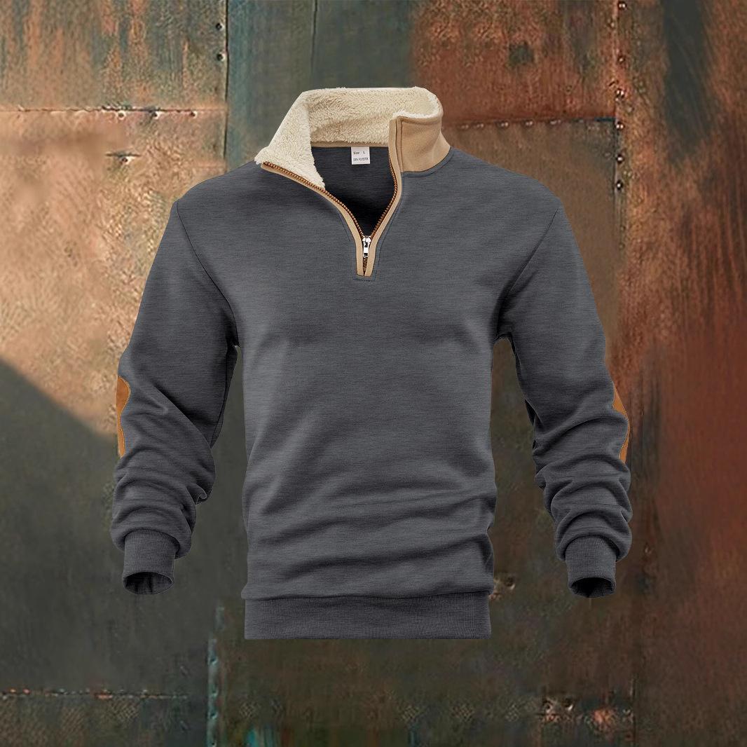 

Свитшот Ретро Крой Вышитый Полукомплект Мужской С Длинным Рукавом Спортивный XXXL