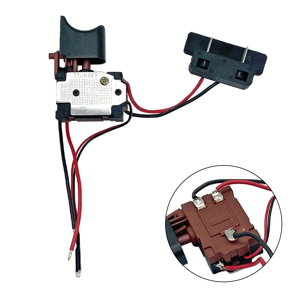 1pc 21V Trigger Switch Lithium Battery Cordless Electric Drill Driver Speed Control Switch Power Tool Parts