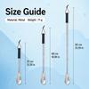 Portable Long Handle Shoe Horn Telescopic Metal Shoe Helper with Hanging Rope for Elderly Pregnant Adults Easy Shoe Wearing Tool