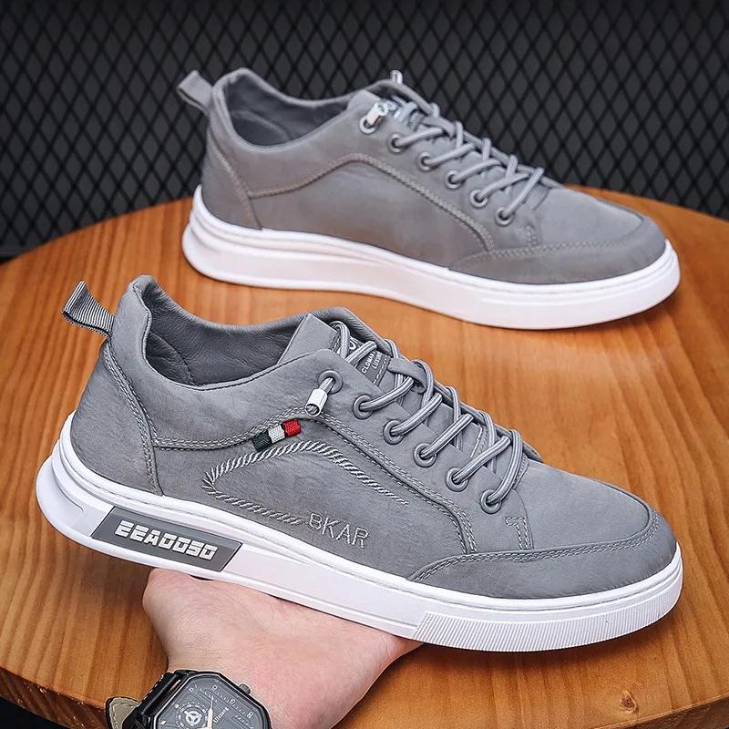 Men's Canvas Shoes Sneakers Breathable Casual Sports Shoe Lace Up Trendy Original Branded Flat Shoes for Men Luxury Walking Shoe
