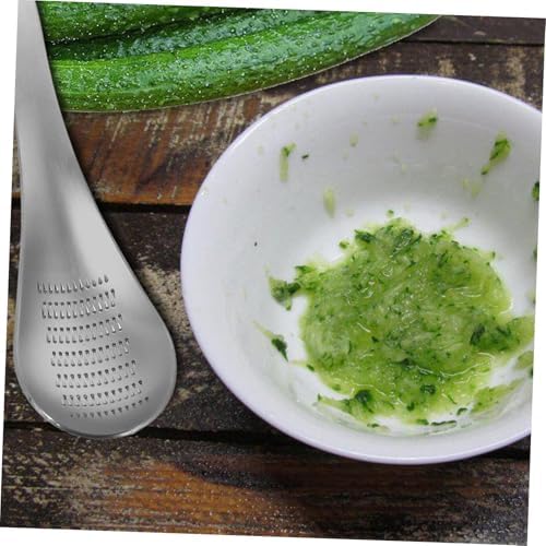 Ipetboom 2er-Pack Edelstahl-Gemüsemühle, manueller Knoblauch-Ingwer-Stampfer, vielseitiges Küchengerät, leicht zu reinigen, sicher für Babynahrung