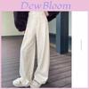 Girls Wide Leg Pants With Pockets For Autumn Winter Casual Wear