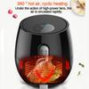 3.6L 1400W Smart Touch LCD Airfryer Pizza Multi Function Smart Fryer for Fries Air Fryer Oil Free Health Fryer Cooker