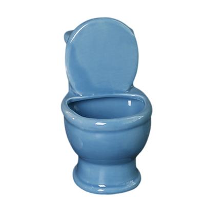 Funny Toilet Shape Small Candle Holder Stand Creative Tealight Ceramic Candlesticks Home Decors Birthday Party Gift