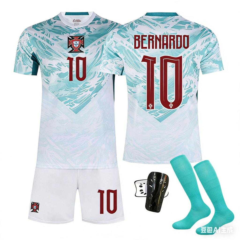 World Cup Portugal Away Football Jersey No. 7 Short-Sleeved Jersey, Team Jersey