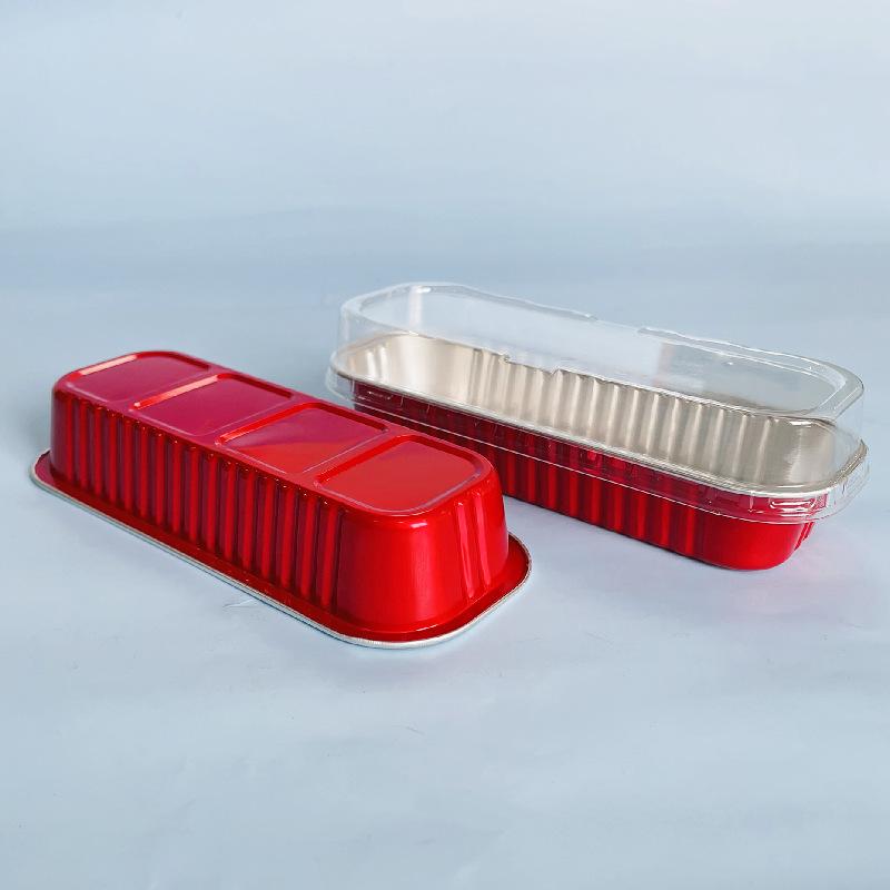 30 Pack Mini Loaf Baking Pans with Lids (6.8oz) Rectangle Aluminum Foil Baking Box Cake Pan Bread Mold baking tray bakeware