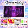 Personalized Gengar Diamond Art Custom Name 5D Diamond Painting Full Drill DIY Craft