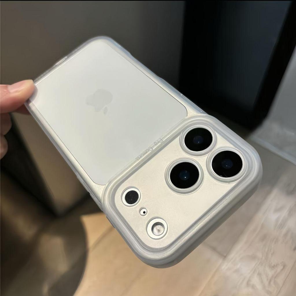 Advanced Transparent Soft Phone Case for Apple iPhone 17/16/15/14/13 Pro Max with Integrated Buttons