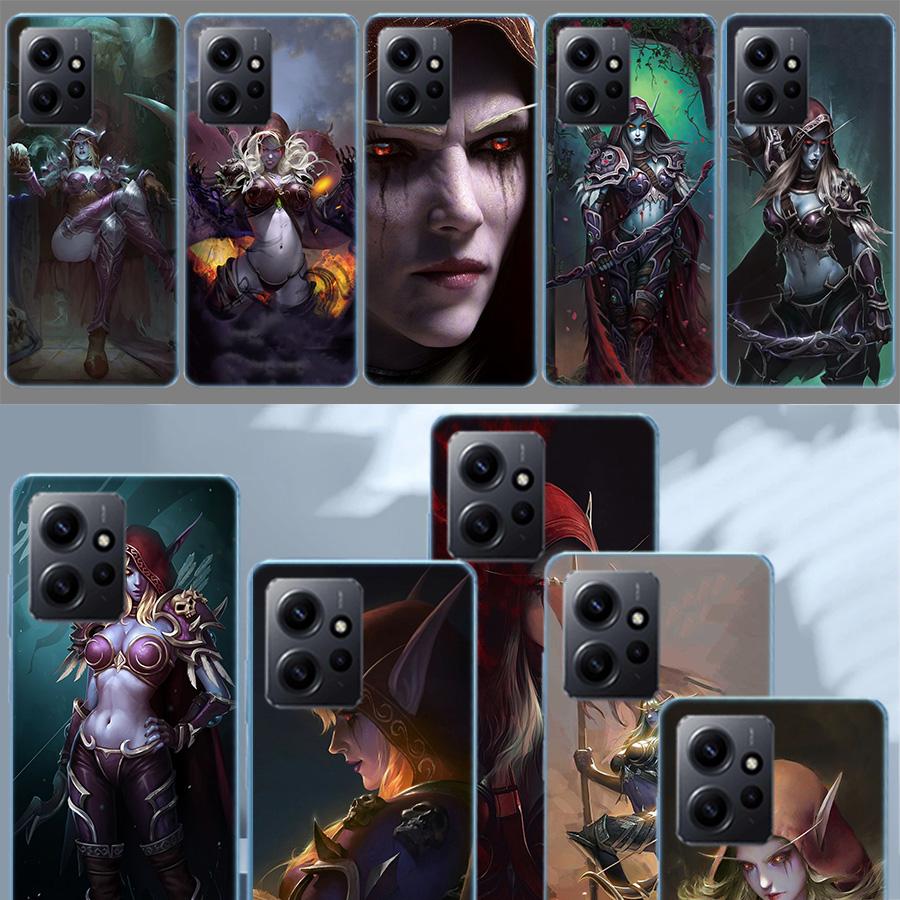 W-World Of W-Warcraft Elf Phone Case For Redmi Note 14 15 Pro 5G 13 12 Pro Plus 11 11T 11E 11S 10 Pro 10S 9 9S Cover Cell Clear
