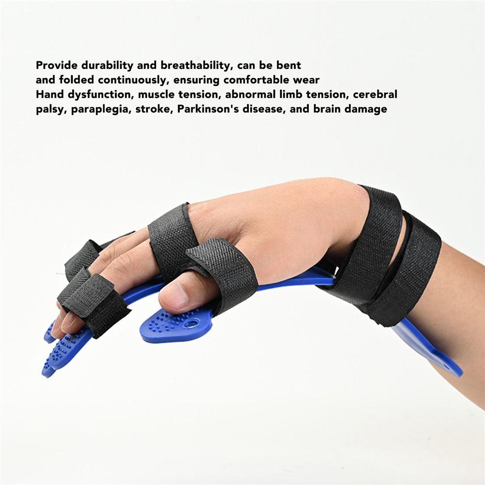 1Pcs Portable Hand Wrist Orthotics Fixed Splint Fingerboard Stroke Hemiplegia Hand Support Brace Training Tool Finger Corrector Board