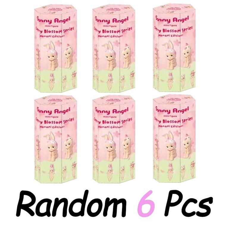Cute Sonny Angel Cherry Blossom Series Hanami Edition Random Blind Box Pink Mini Doll Toys for Kids Children Gifts GZW