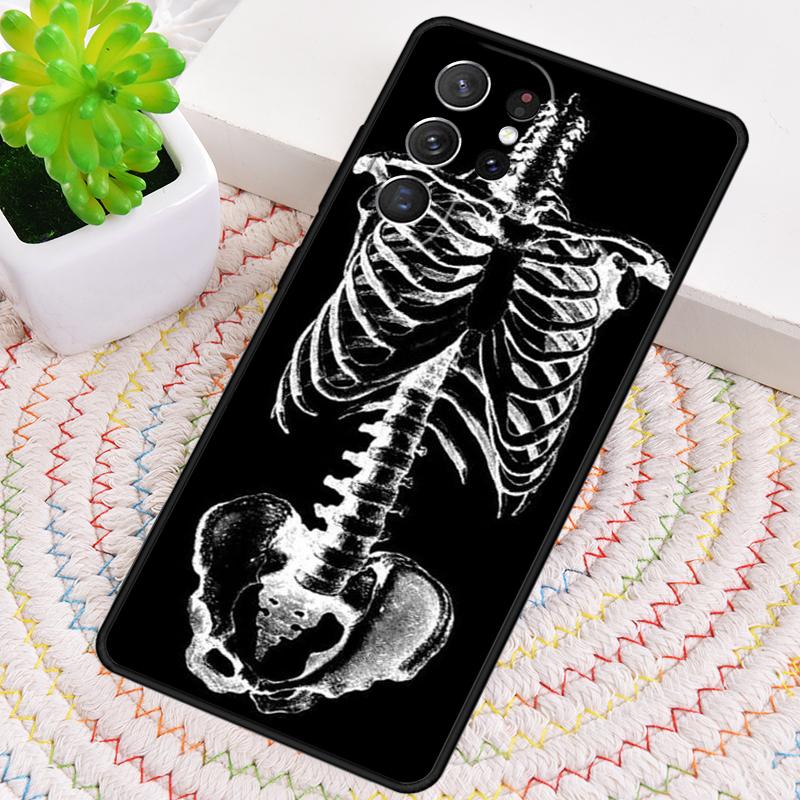 Radiological human organs Skeleton Phone Case For Samsung Galaxy note 10 pro S26 S25 S24 S23 S22 Ultra Plus S21 FE S20 Cover