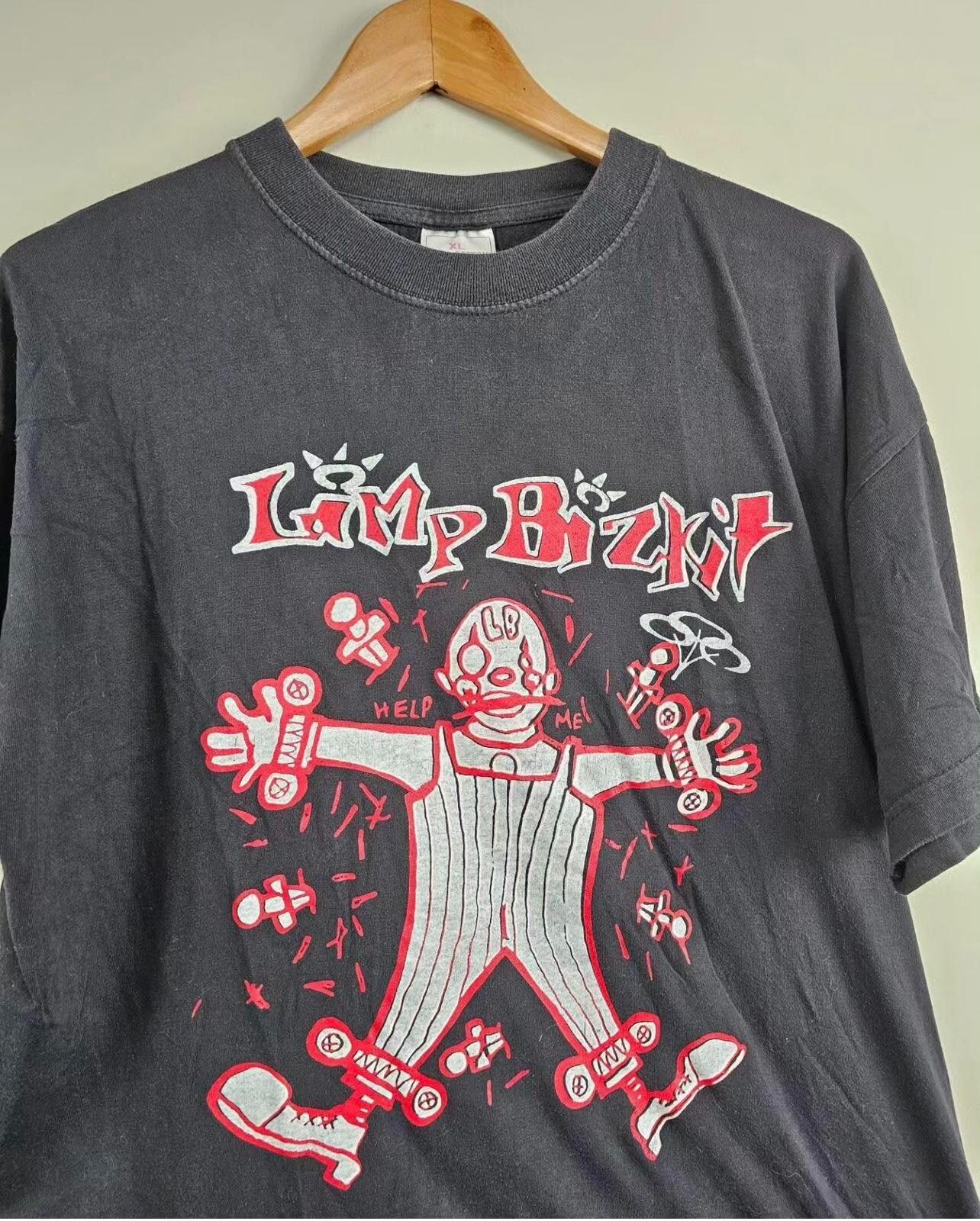 Limp Bizkit Band Shirt Limp Bizkit Cotton Black Unisex T-shirt VN1367 XXL