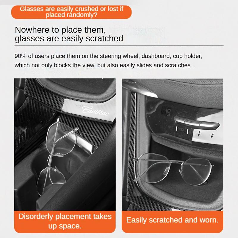 1PC Cat Ear PU Leather Visor Storage Box - Glasses, Card Microfiber PU Leather, Visor Storage Box
