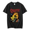 Funny Cat The Return of Vampurr Graphic T-shirt Men Women Cotton Short Sleeve Horror Halloween T Shirt Casual Clothing T-shirts