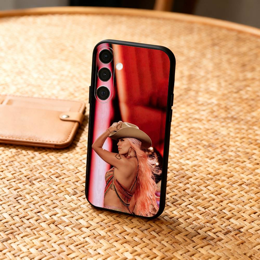 Singer K-Karol G Amargura Phone Case For Samsung A73,72,71,53,52,51,22,91,80, Soft Black Cover Samsung a30 a20