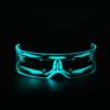 Punk‑Gypsy Tech‑Style LED Glowing Glasses, Flash‑Effect Party Eyewear for Electric‑Music‑Festival KTV Bar Cyberpunk‑Themed Events