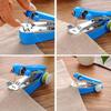 Portable Sewing Machine Small Handheld Multifunction Household Simple Needlework Manual Cutting Machine Repair Clothing Fabrics