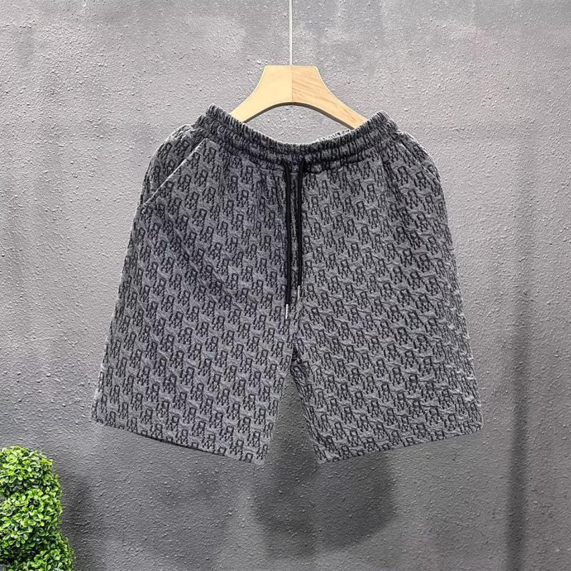 

Мужские модные белые летние шорты с узором - Универсальные для дома, пляжа и повседневной носки XXL серый