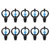 10PCS G1/2in DN15 Rosca Macho 360 Graus Bocal Aspersor de Água para Gramado para Jardim
