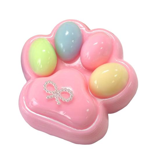 Cat Paw Squeeze Toy Stress Relief Kitten Paw Pinch Sensory Toy Kids Adults Soft TPR Stress Ball Calming Animal Claw Fidget Toy