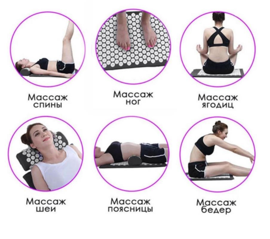 Yoga Massage Pads with Large Touchpoints for Better Neck Back and Foot Massage Household Massage Pillows
