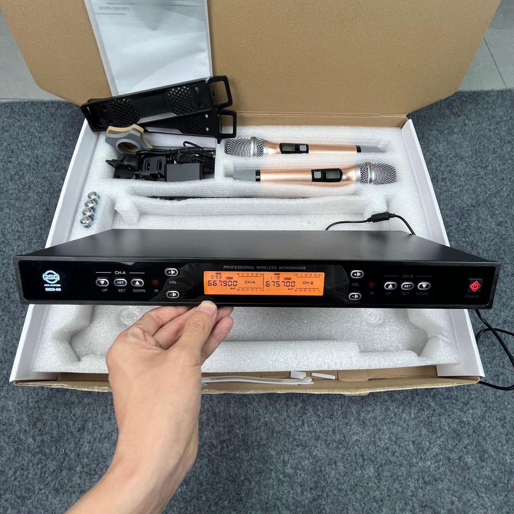 KTV U-Band Infrared Dual Wireless Lavalier and Headset Microphone Set for High-End Stage and Conference Use