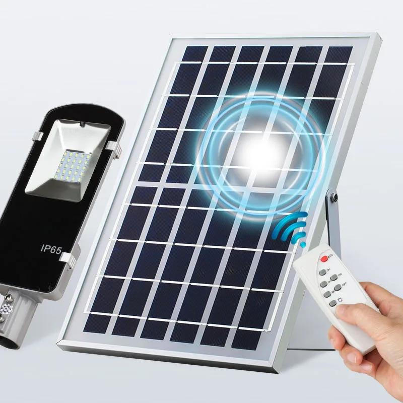 Solar Street Light Outdoor 5000mah Waterproof High Bright LED Lights Home Garden Backyard Path Secutity Solar Lighting Wall Lamp