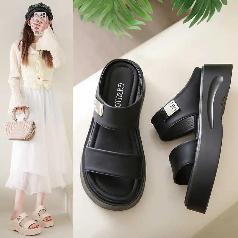 Fashion Backless Summer Flip Flops Woman Sandals Slippers Non Slip Beach Sandals Ladies Shoes Sneakers Sport Welcome Deal Cute