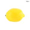 Christmas 6/10PCS Lifelike Wedding Home Artificial Lemon Simulation Fake Fruit Decoration