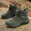 Autumn High Top Plus Size Sports Hiking Boots, Comfortable Thick Soled Lightweight Casual Hiking Shoes, Daily Outdoor Sports, Walking and Traveling