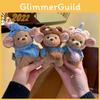 Adorable Plush Keychain Doll Bag For Birthdays Soft Mouse Style Cute Accessory