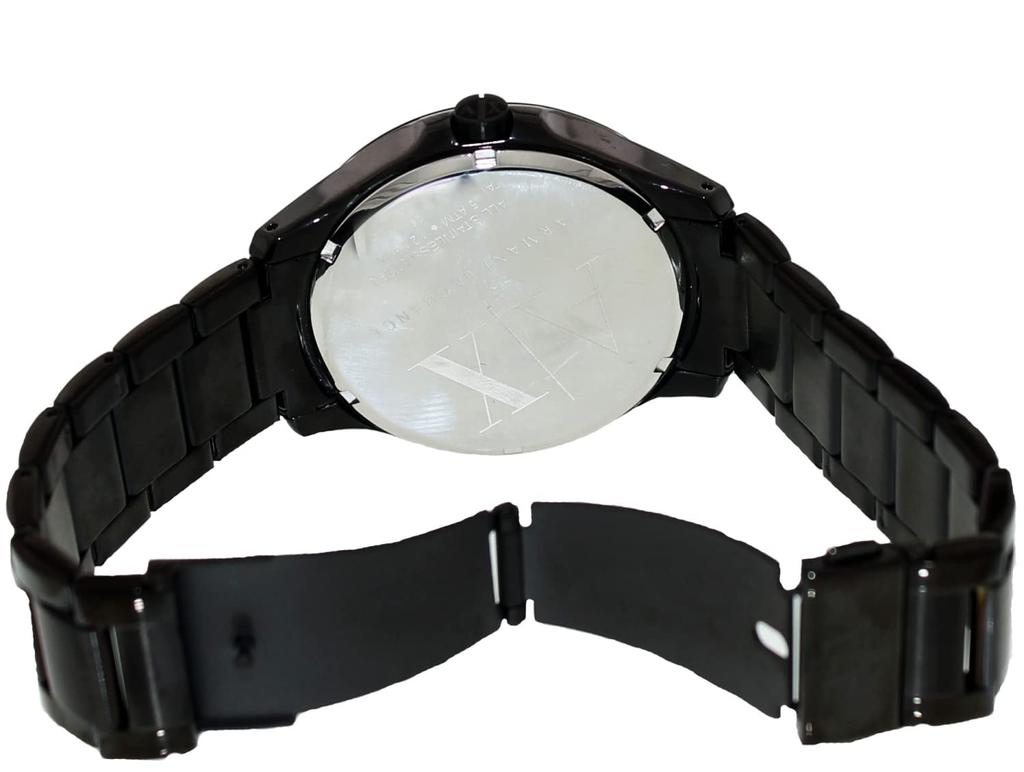 Armani Exchange Black Bracelet Watch Black Ax Men's