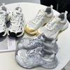 Dad Shoes Women's Summer Mesh Breathable Versatile Lightweight Platform Casual Running Sneakers