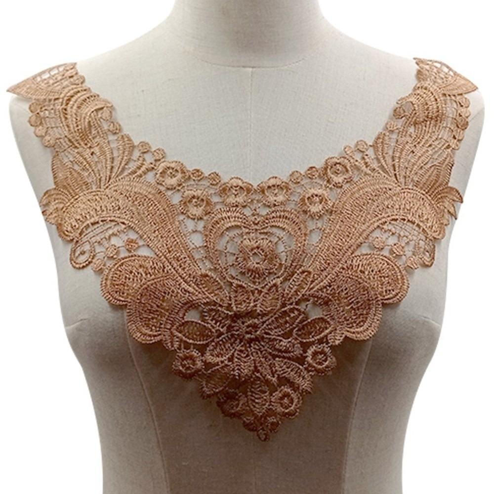 DIY Lace Neckline Sweet Embroidery Flower Collar Apparel Accessories Lace Trim  Women's Fashion